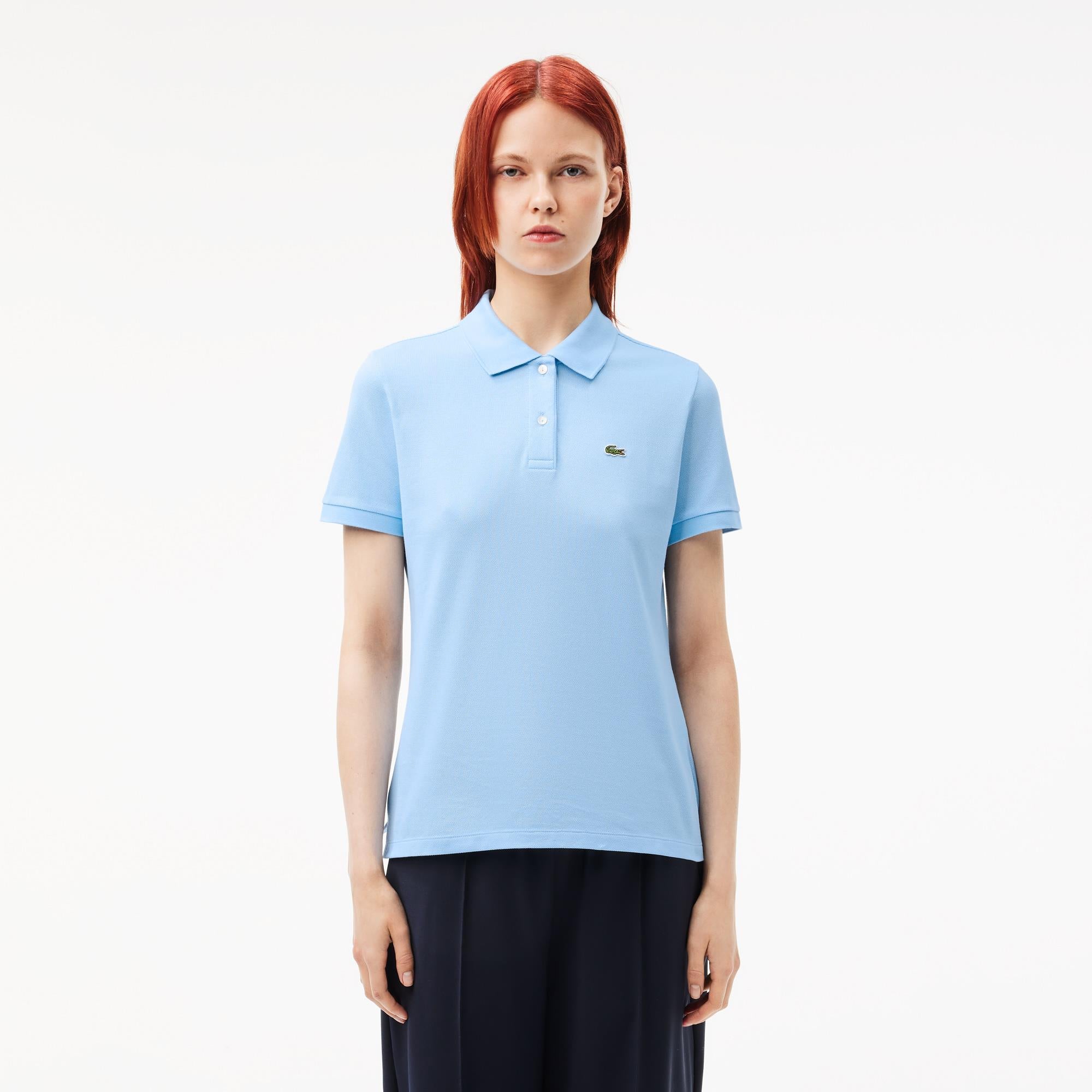 Ladies Lacoste Regular Fit Soft Cotton Petit Piqué Polo Shirt Overview